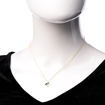 Tiffany 18K Yellow Gold Diamond Heart Locket Pendant Necklace 2 of 7