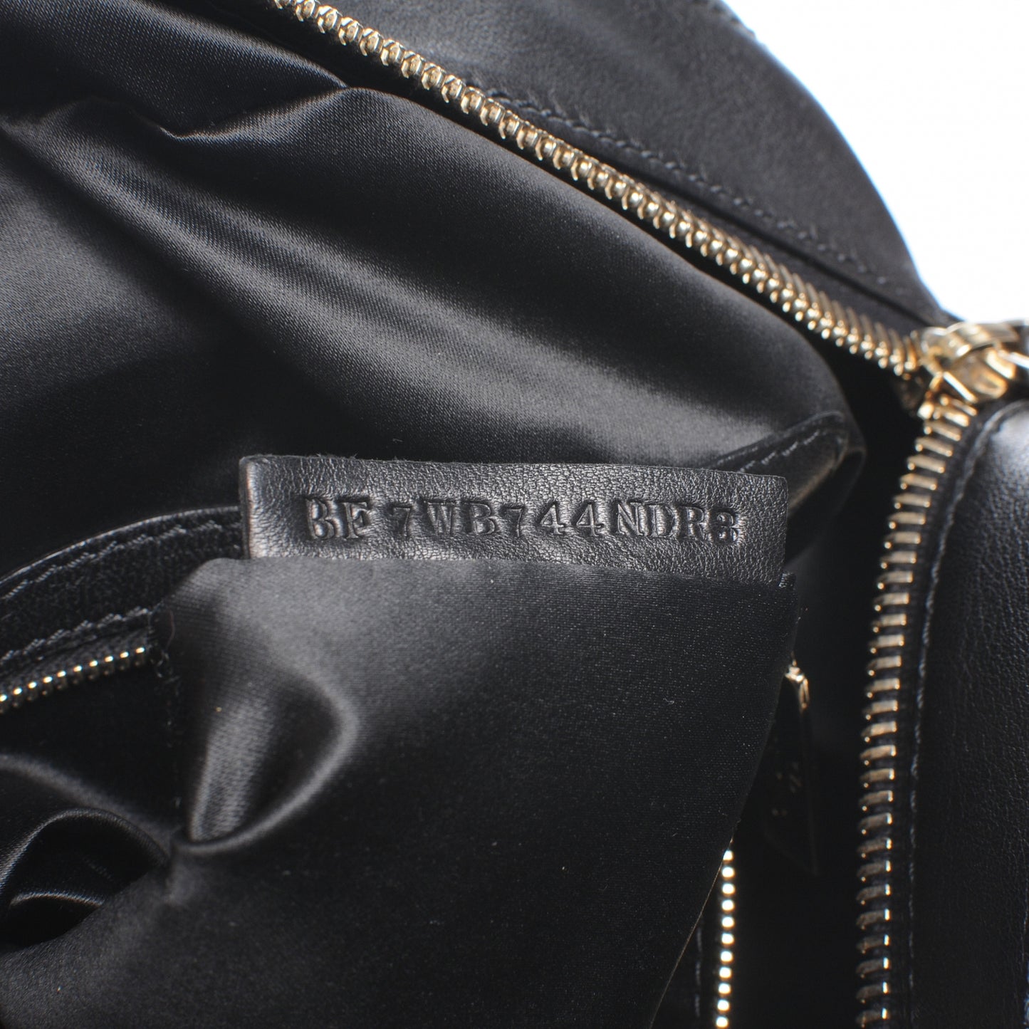 Nappa Studded Rosette Bowler Black
