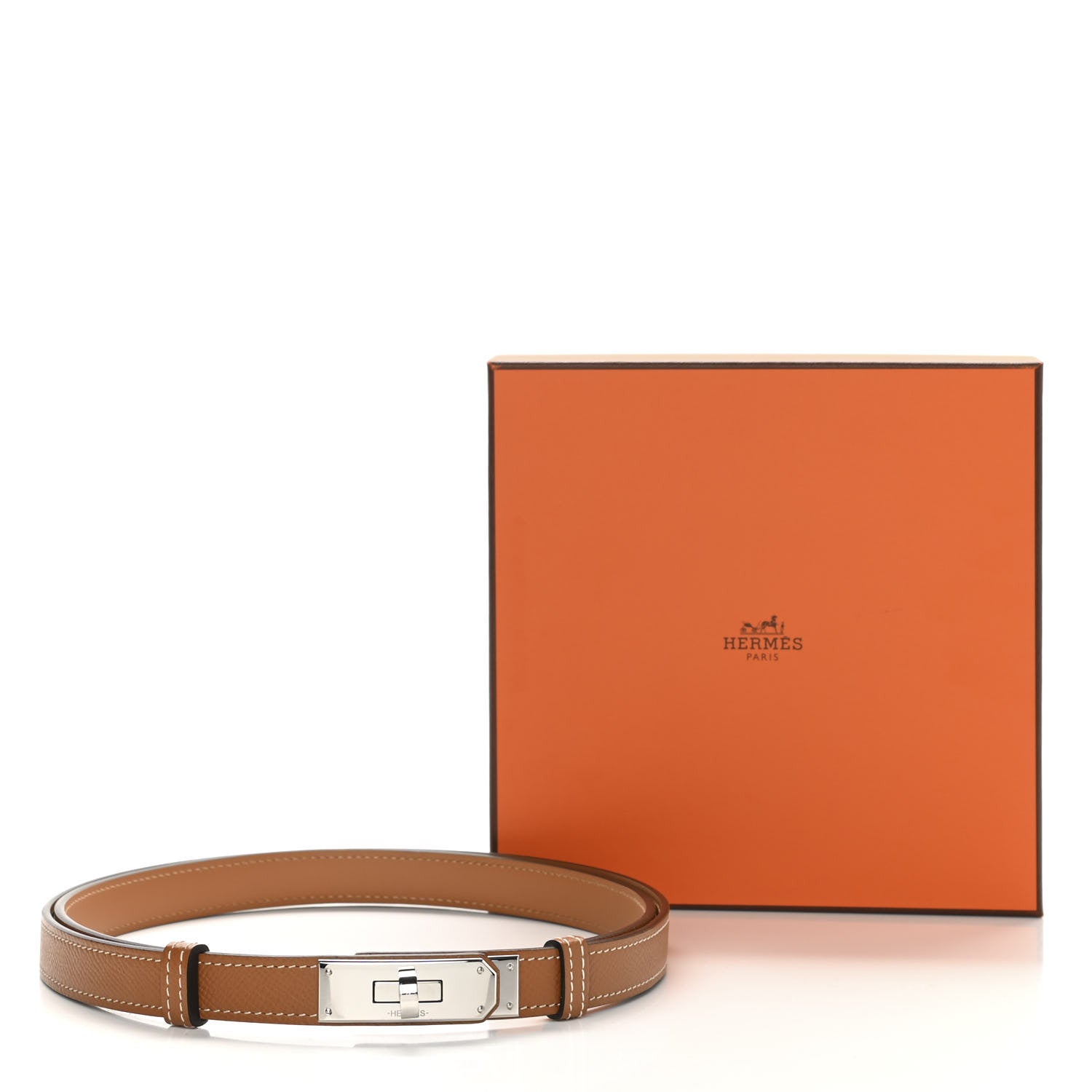 Hermes Epsom Kelly Belt Gold 6 of 6