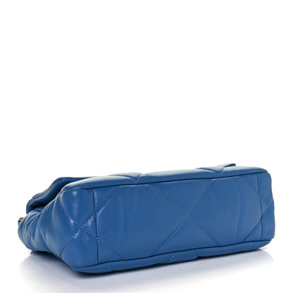 Chanel Lambskin Quilted Medium Chanel 19 Flap Blue 3 of 8