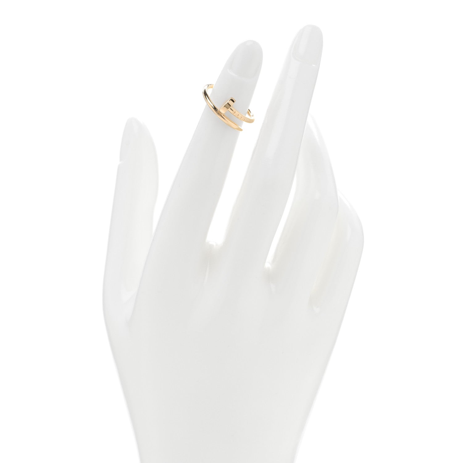 Cartier 18K Yellow Gold Small Juste Un Clou Ring 46 3.75 2 of 4