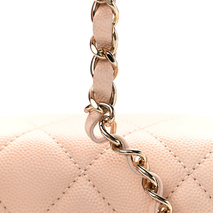 Chanel Caviar Quilted Large Like A Wallet Flap Light Beige 11 of 11