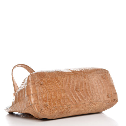 Nancy Gonzalez Crocodile Tote Tan 4 of 15
