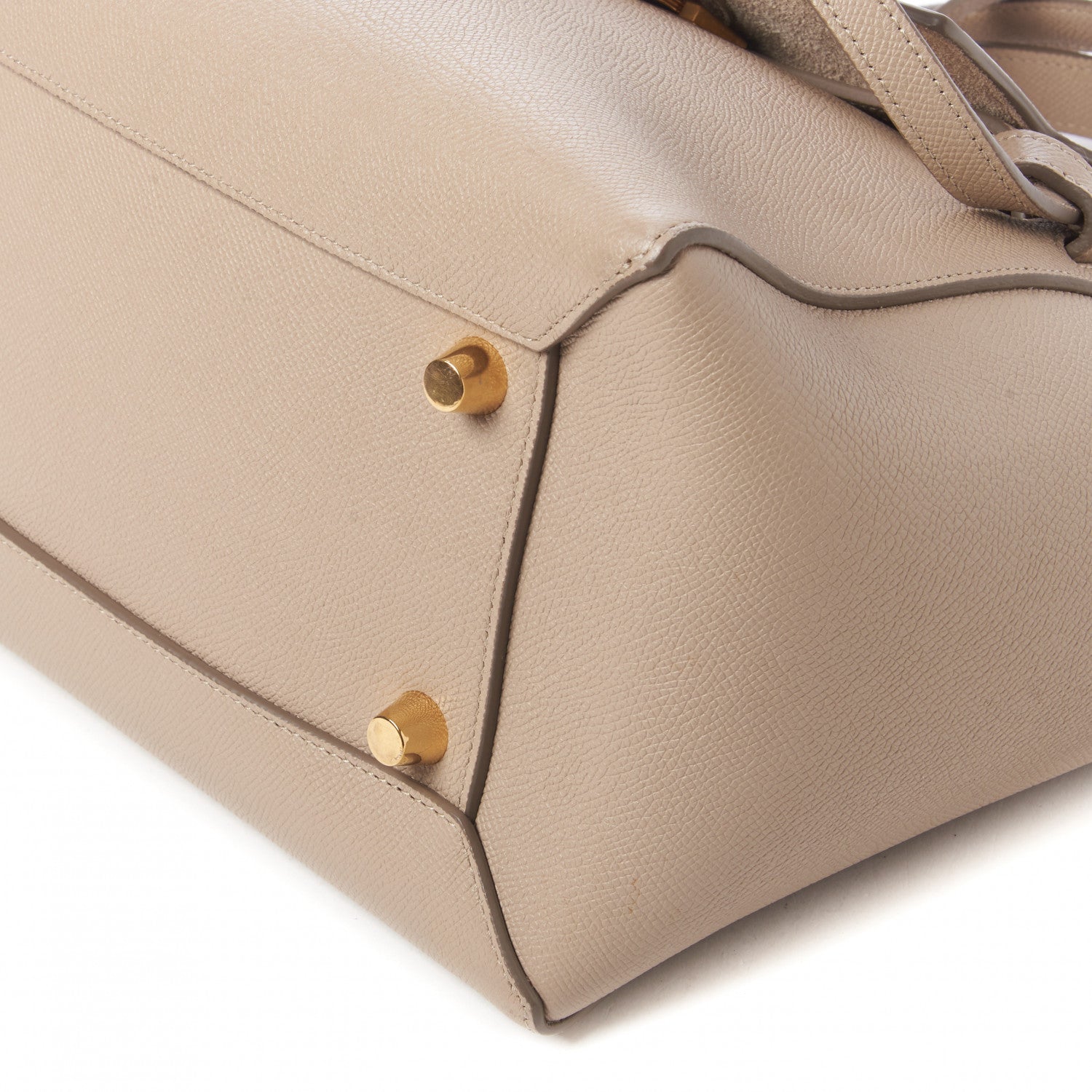 Celine Drummed Calfskin Mini Belt Bag Dune 4 of 8