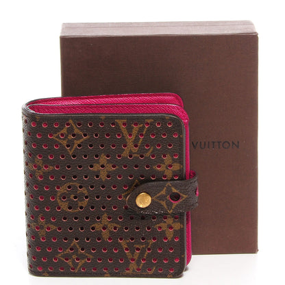 Louis Vuitton Monogram Perforated Compact Zipped Wallet Fuchsia 5 of 8
