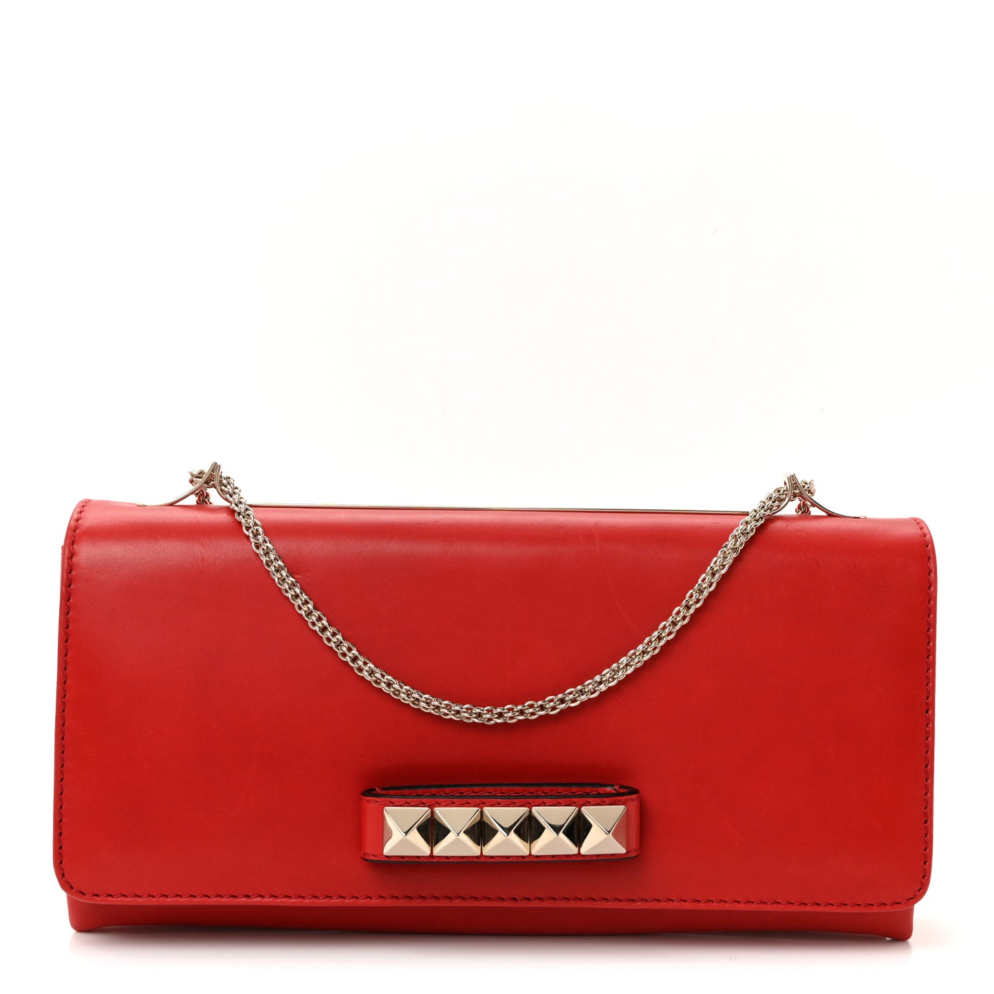 Nappa Va Va Voom Large Shoulder Bag Red