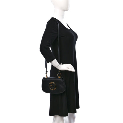 Gucci Roxy Calfskin Web Mini Blondie Shoulder Bag Black 2 of 9