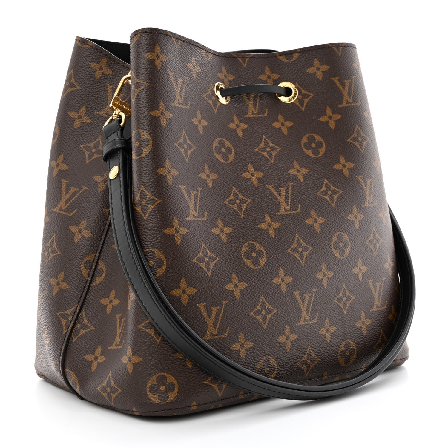 Louis Vuitton Monogram Neonoe MM Black 3 of 9