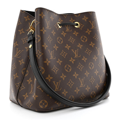 Louis Vuitton Monogram Neonoe MM Black 3 of 9