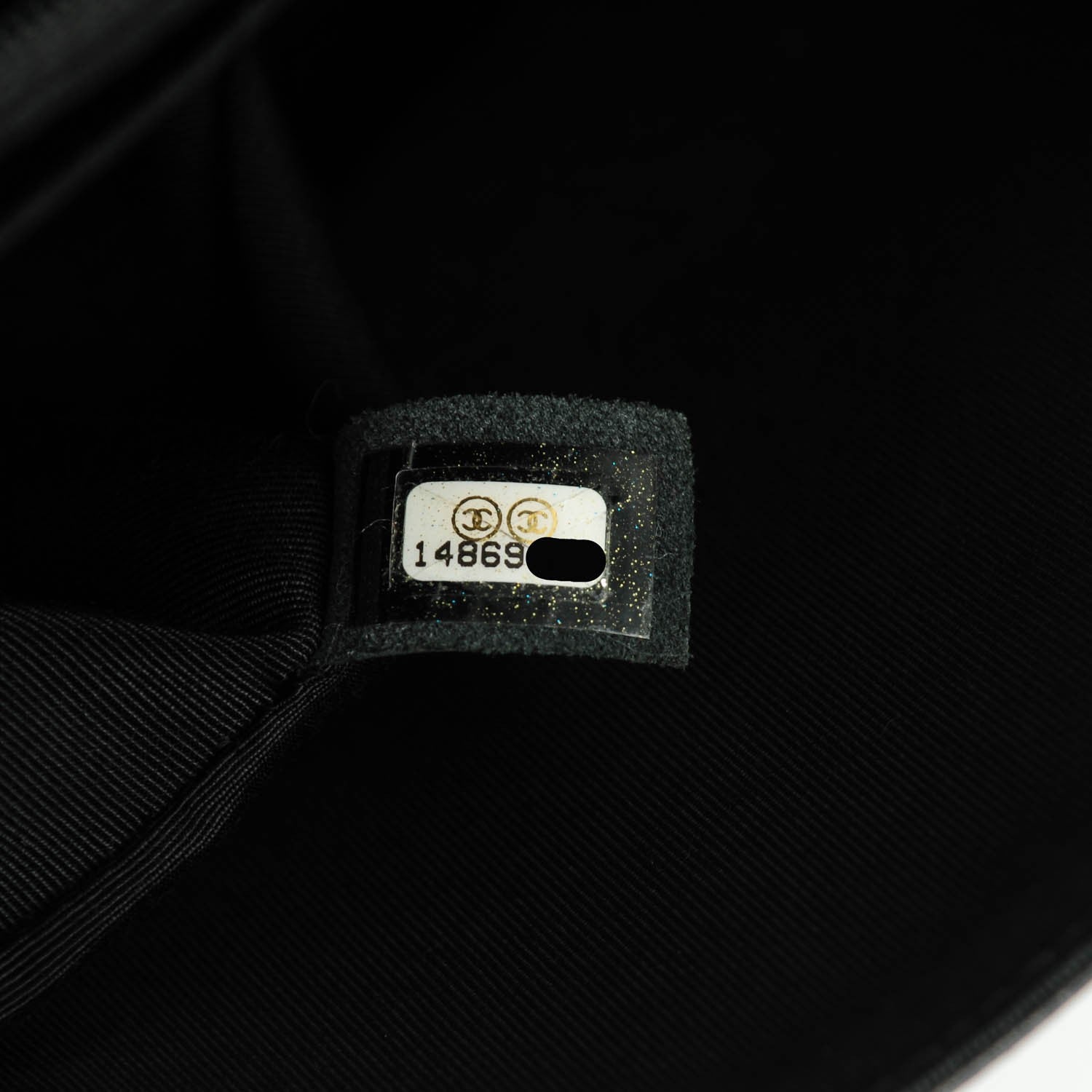 Chanel Lambskin Chevron Jumbo Leo Lion Flap Black 7 of 8