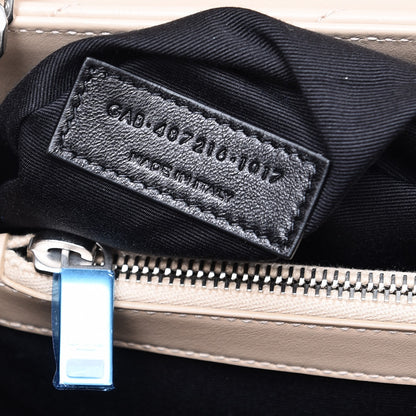 Saint Laurent Calfskin Y Quilted Monogram Medium Loulou Chain Satchel Nude Powder 8 of 8