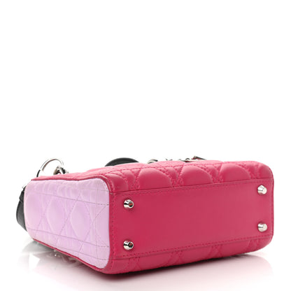 Christian Dior Lambskin Cannage Mini Lady Dior Multicolor 3 of 10