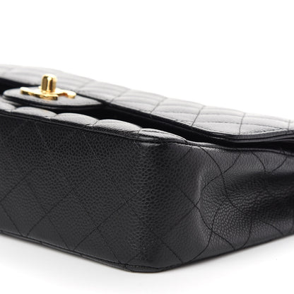 Chanel Caviar Quilted Medium Double Flap Black 9 of 11