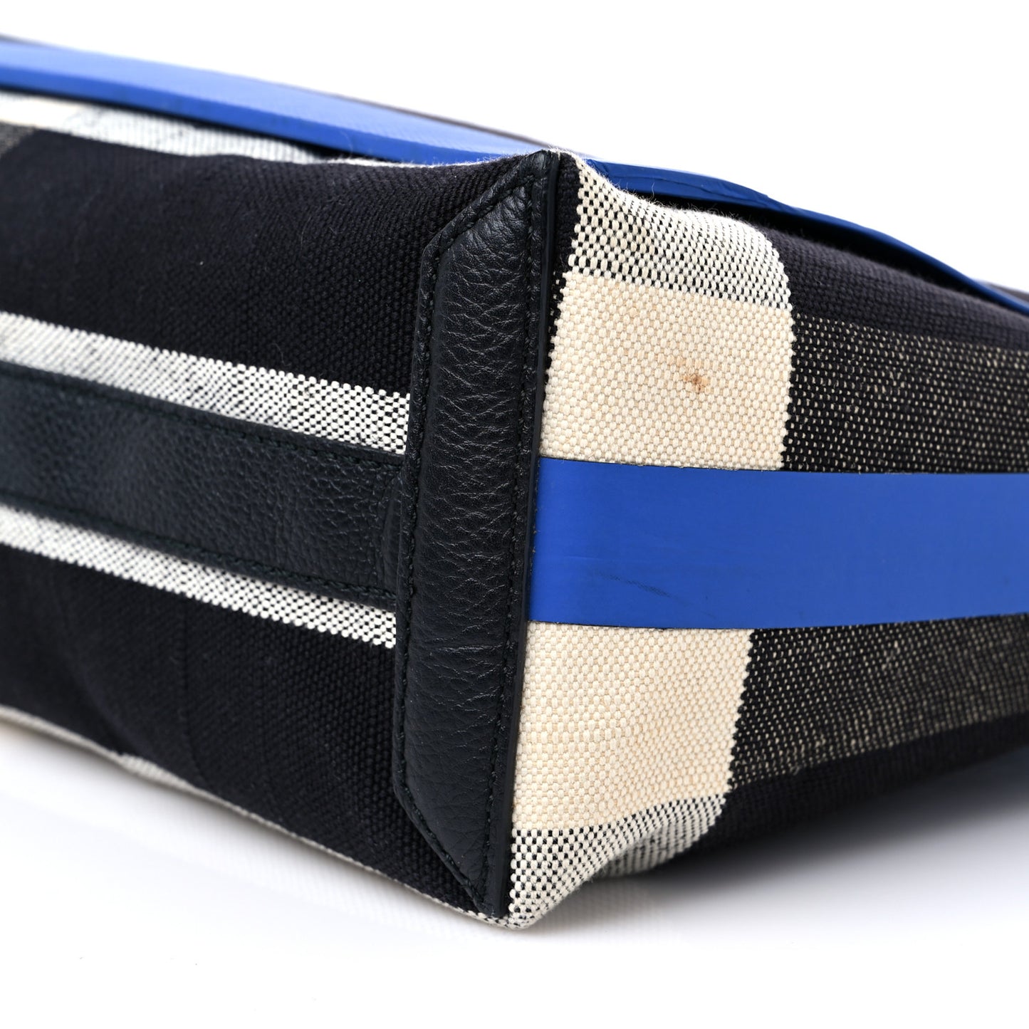 House Check Canvas Medium Burleigh Crossbody Bag Blue Black