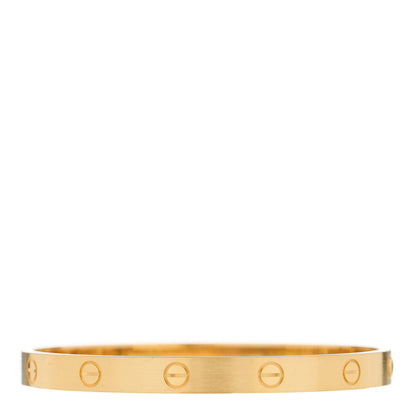 Cartier 18K Yellow Gold Brushed Finish LOVE Bracelet 16 1 of 9