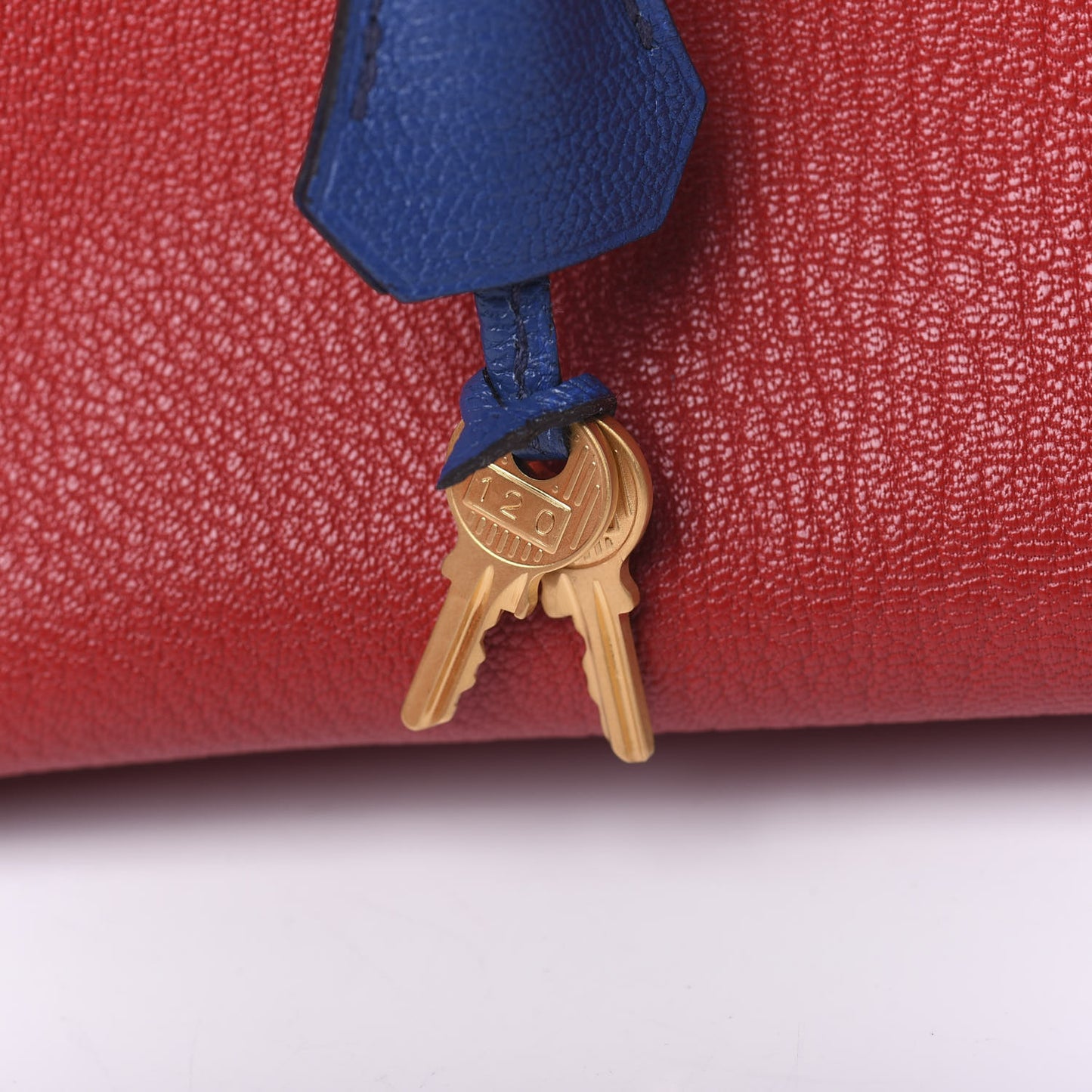 Chevre Mysore Horseshoe Birkin 30 Rouge Casaque Bleu Brighton