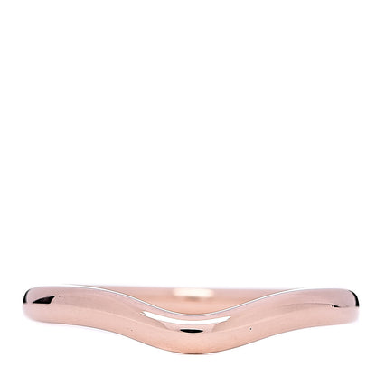 Tiffany 18K Rose Gold 2mm Elsa Peretti Wedding Band Ring 50 5.25 1 of 6