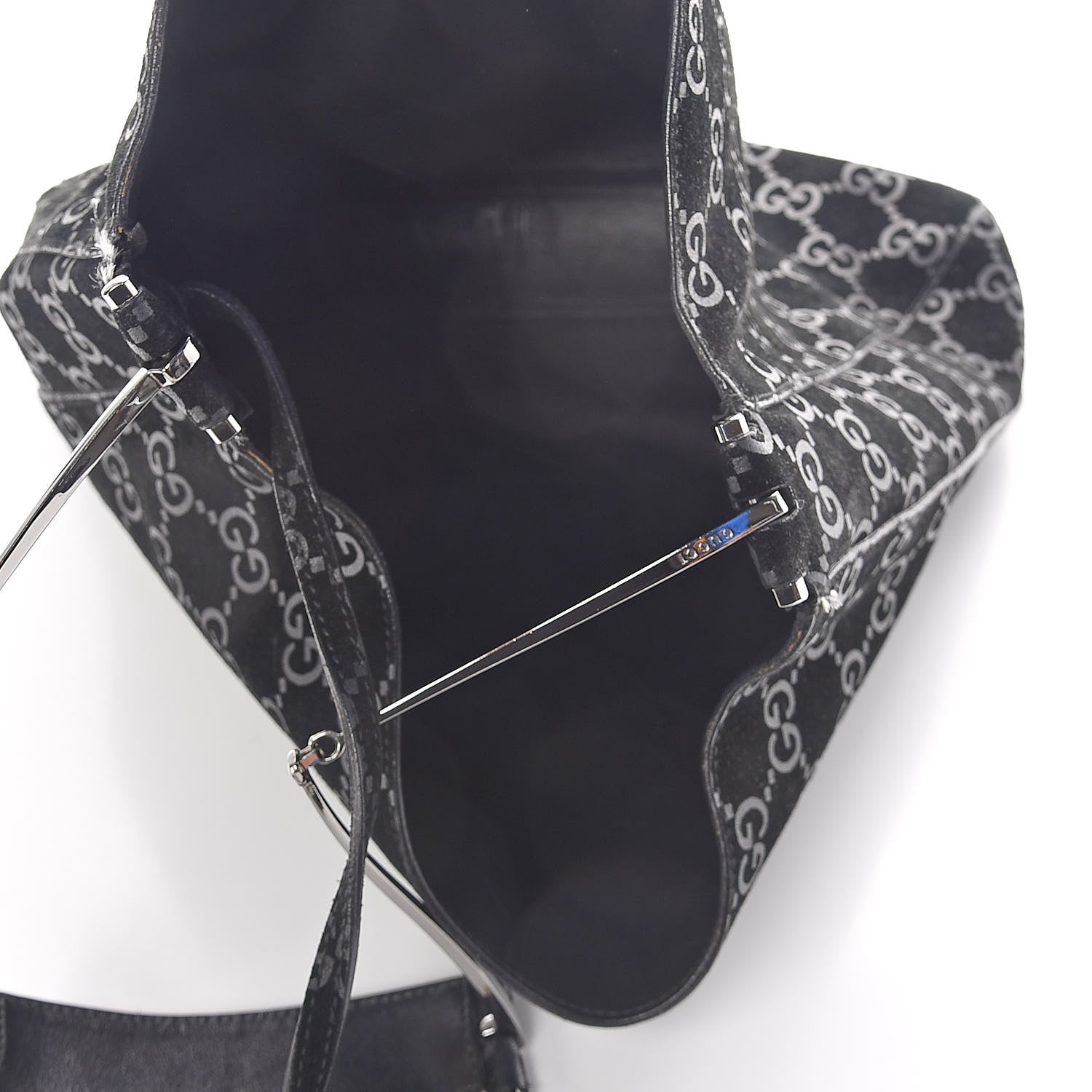 Gucci Suede Guccissima Hobo Black 5 of 10