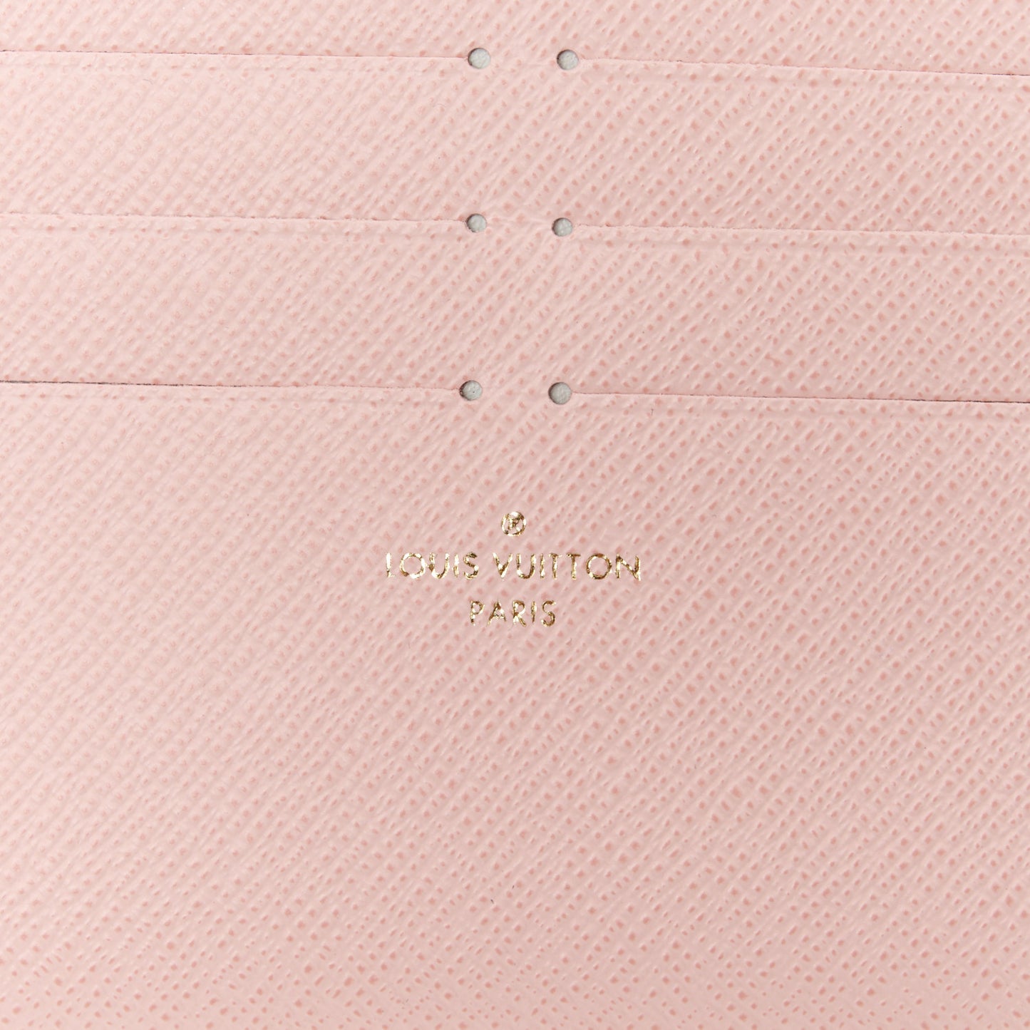 Damier Azur Pochette Felicie Chain Wallet Rose Ballerine