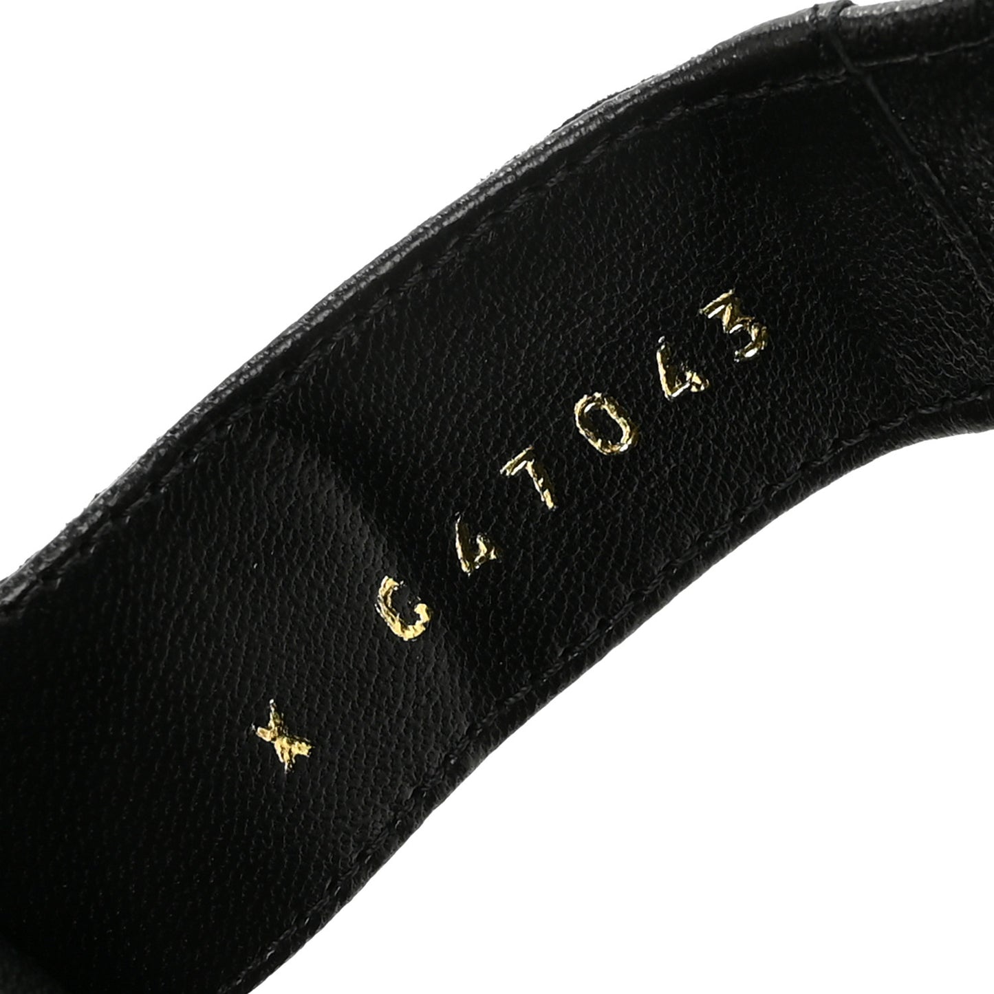 Lambskin Velcro Mules 39 Black