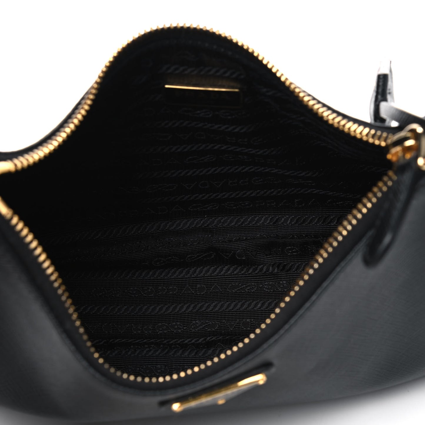 Saffiano Lux Re-Edition 2005 Shoulder Bag Black