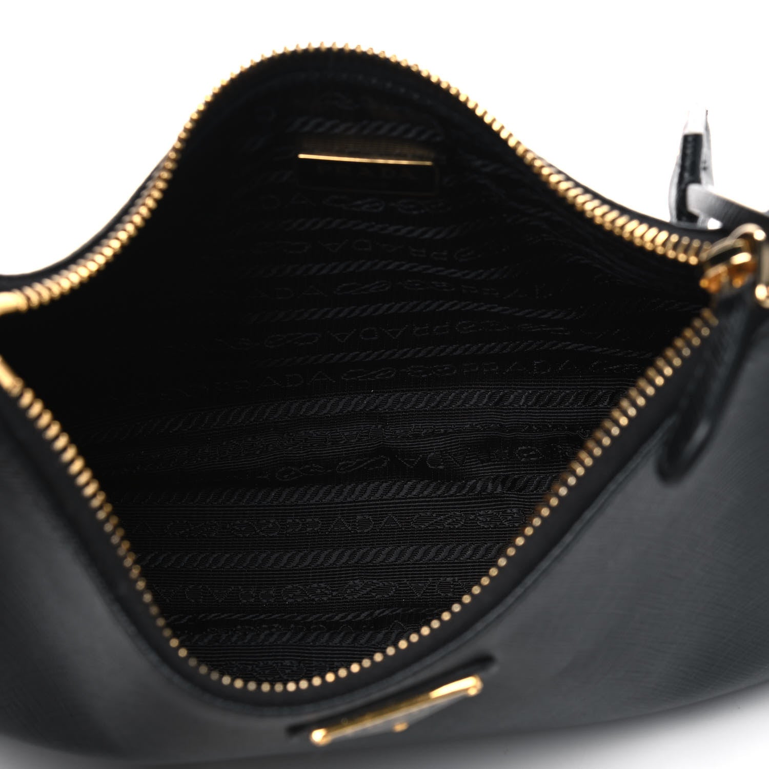 Prada Saffiano Lux Re-Edition 2005 Shoulder Bag Black 5 of 5