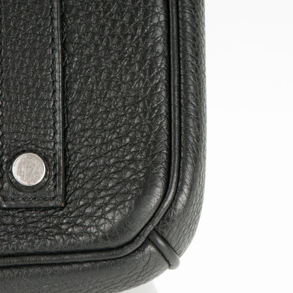 Hermes Taurillon Clemence Birkin 35 Black 26 of 27