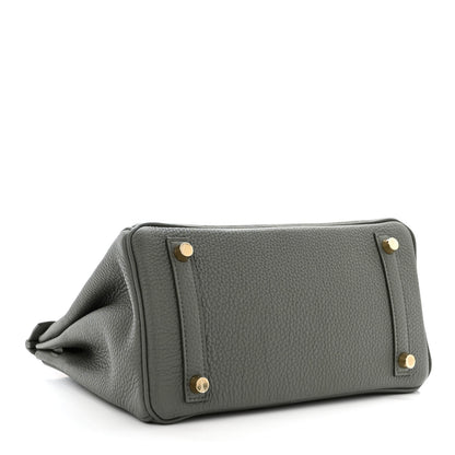 Hermes Togo Birkin 25 Vert Amande 4 of 11