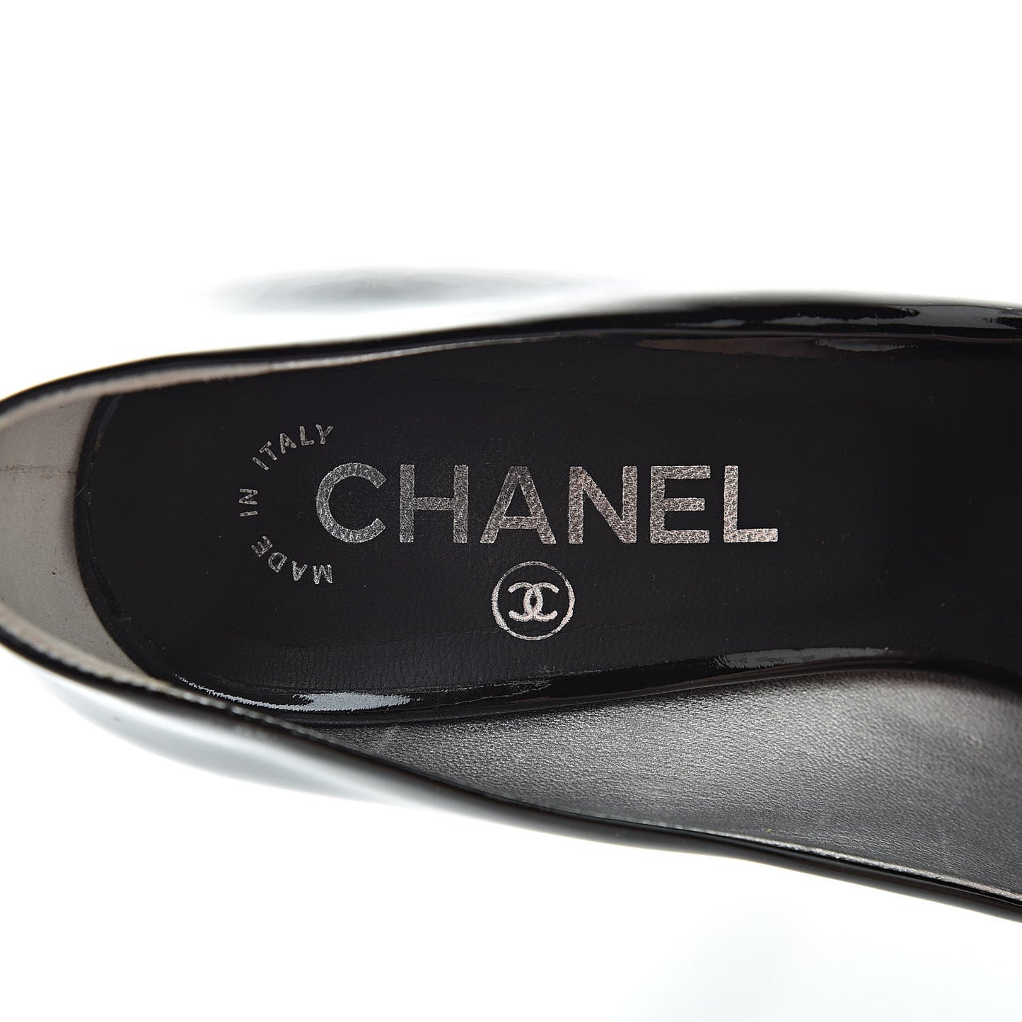 Patent Open Toe CC Pumps 37 Black