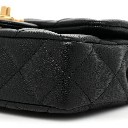 Chanel Caviar Quilted Mini Sweetheart Rectangular Flap Black 8 of 9