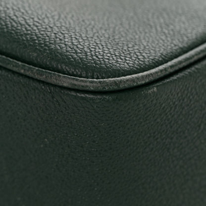 Burberry Soft Grain Calfskin Small Buckle Zip Bag Green 10 of 17