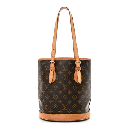 Louis Vuitton Monogram Petit Bucket 23 1 of 15