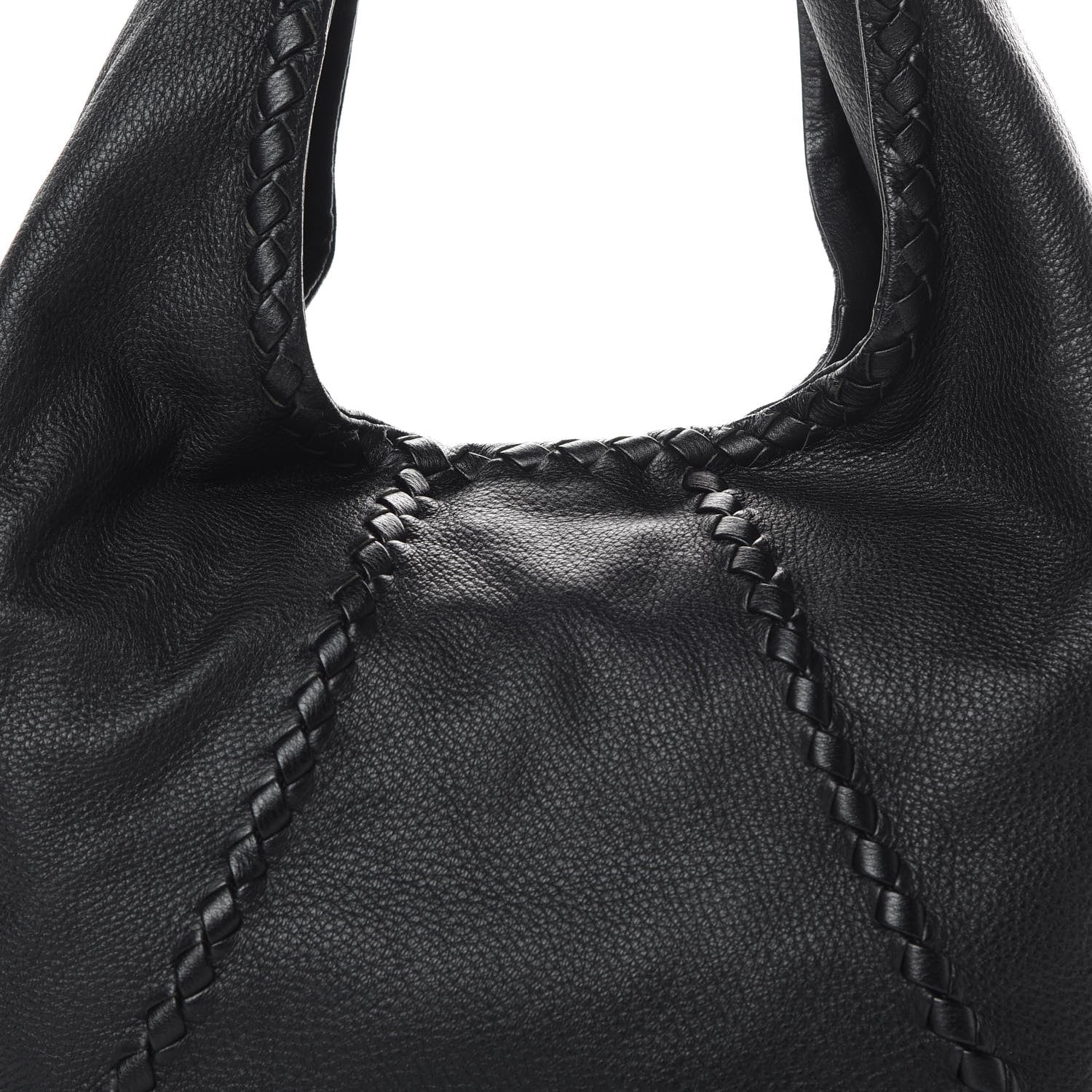 Bottega Veneta Cervo Deerskin Large Hobo Black 8 of 14