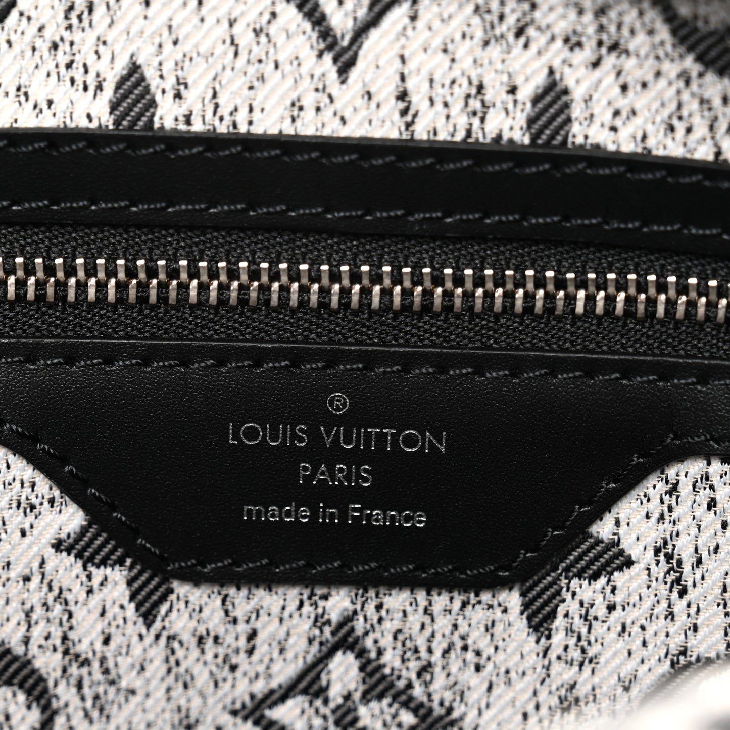 Denim Monogram Jacquard Speedy Bandouliere 25 Black