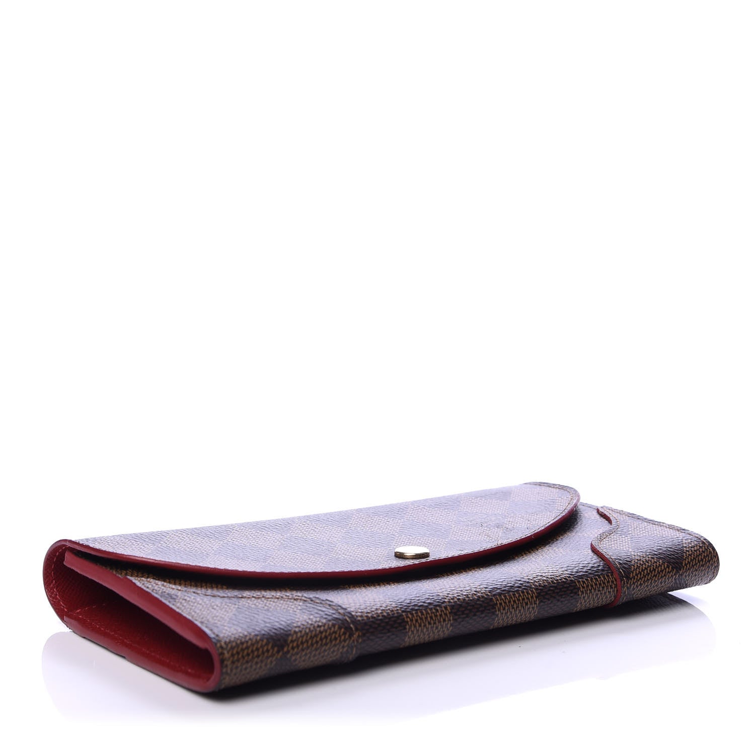 Louis Vuitton Damier Ebene Caissa Wallet Cherry 4 of 7