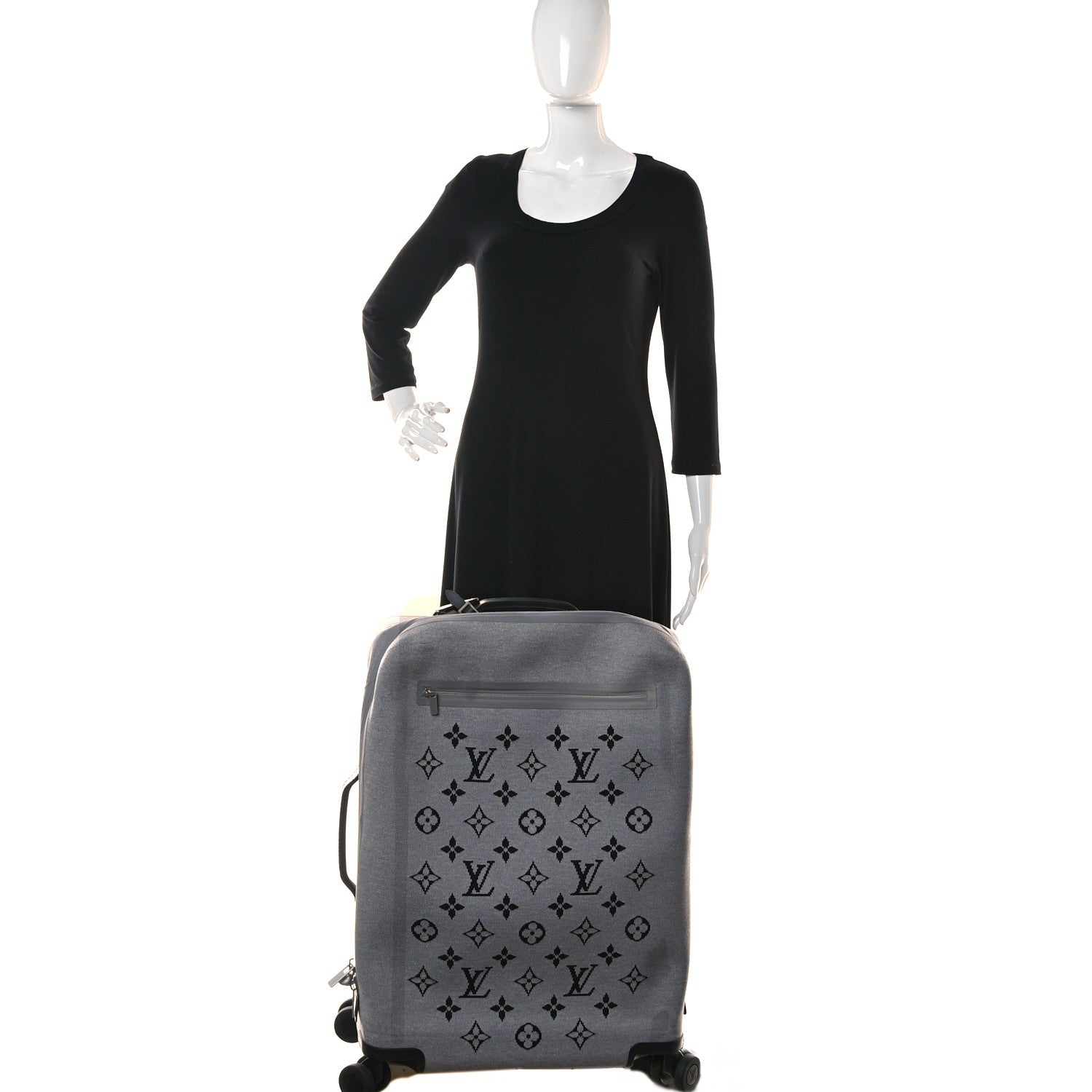 Louis Vuitton Knit Monogram Horizon Soft 55 Suitcase 2 of 15