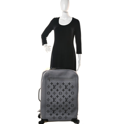 Louis Vuitton Knit Monogram Horizon Soft 55 Suitcase 2 of 15