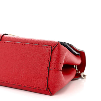 Louis Vuitton Monogram Cuir Plume Ecume Very Chain Bag Rouge Rubis 10 of 11