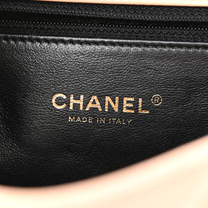 Chanel Caviar Quilted Small CC Filigree Flap Beige Black 6 of 11