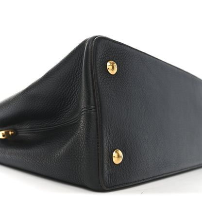 Louis Vuitton Taurillon Capucines GM Black 8 of 9