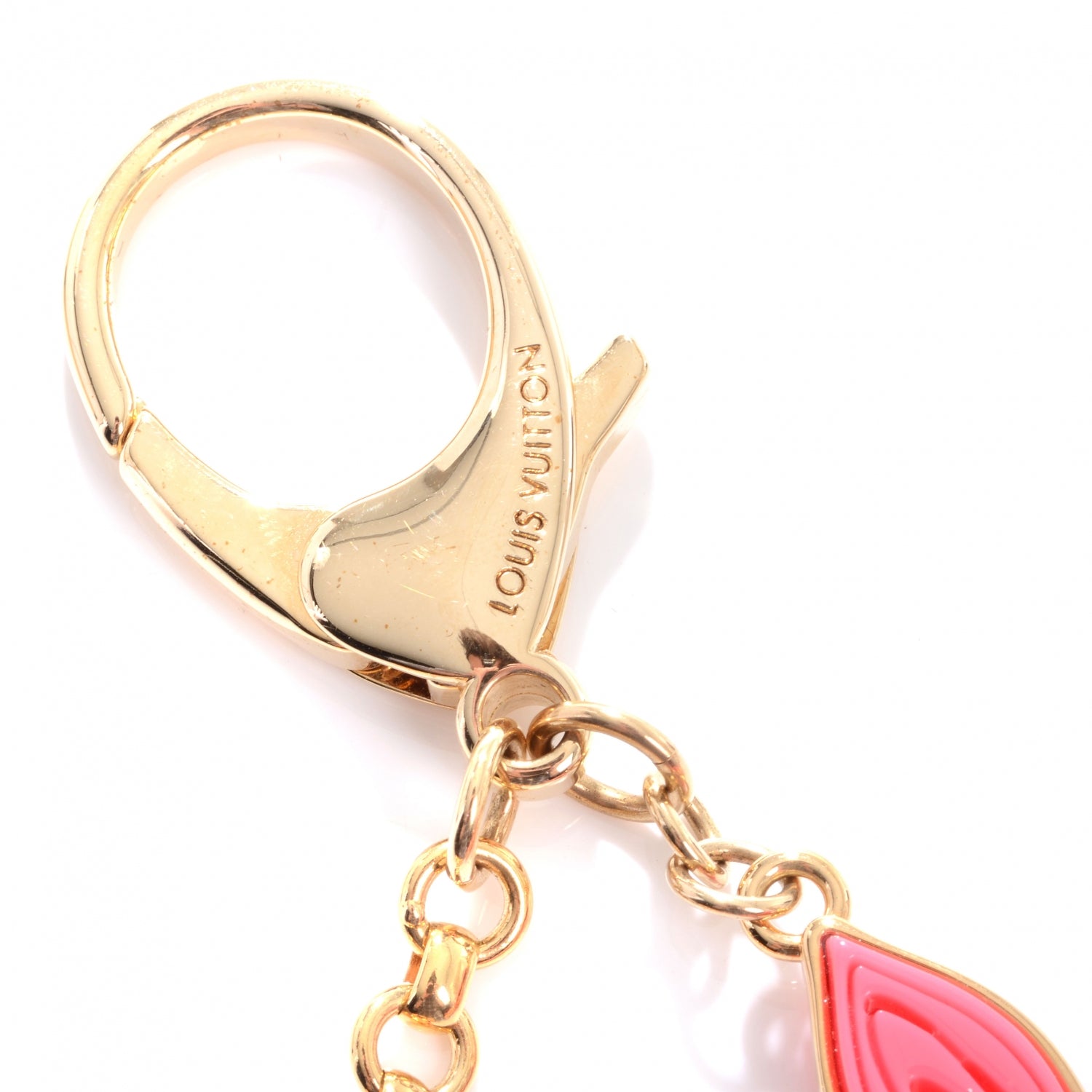 Louis Vuitton Resin Naif Bag Charm Jaune Passion 3 of 5