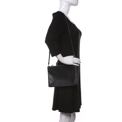 Celine Goatskin Large Trio Crossbody Bag Dark Blue 2 of 10