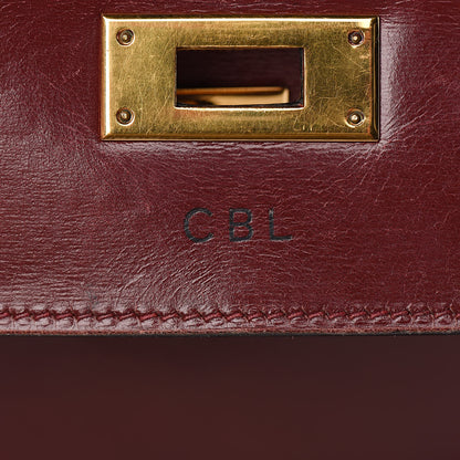 Hermes Box Kelly Retourne 32 Rouge H 25 of 40