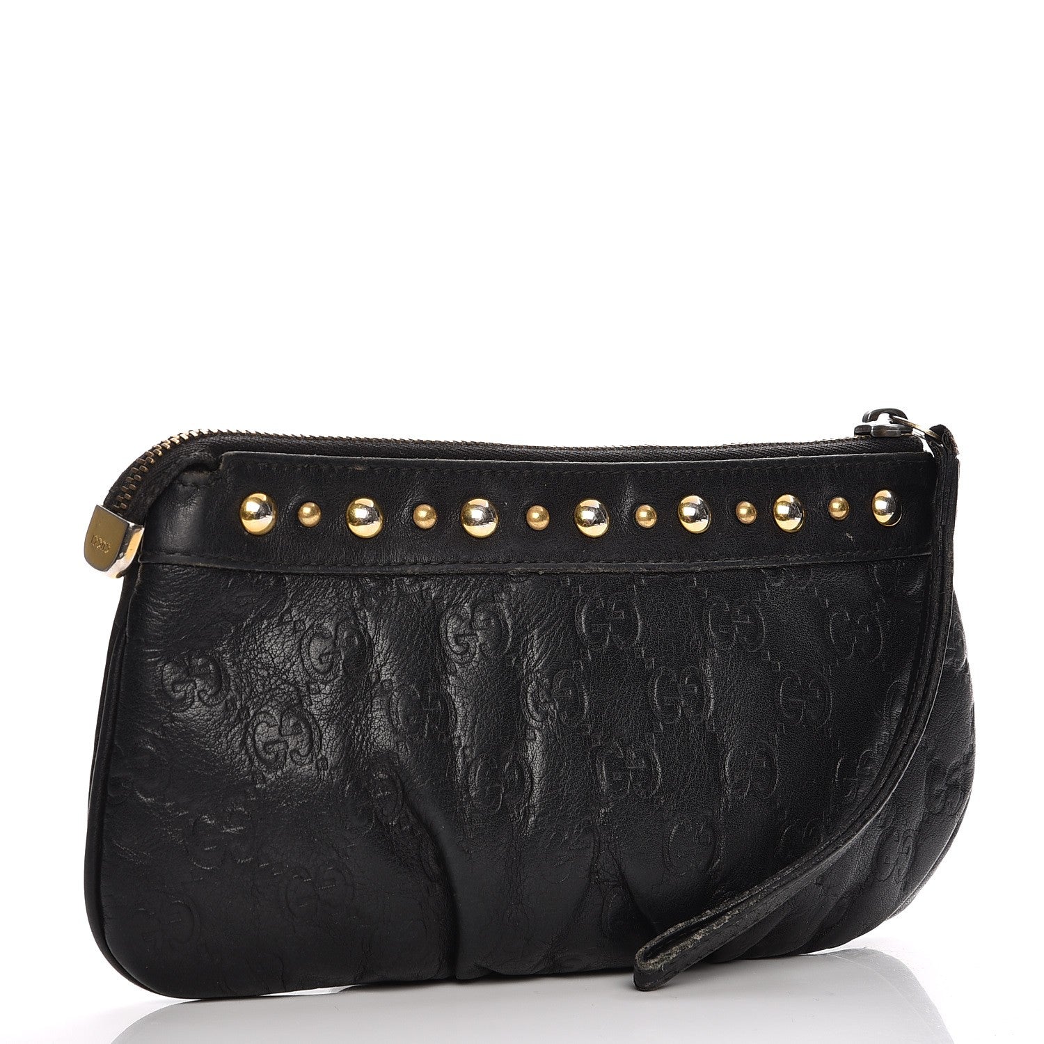 Gucci Guccissima Babouska Wristlet Black 3 of 15