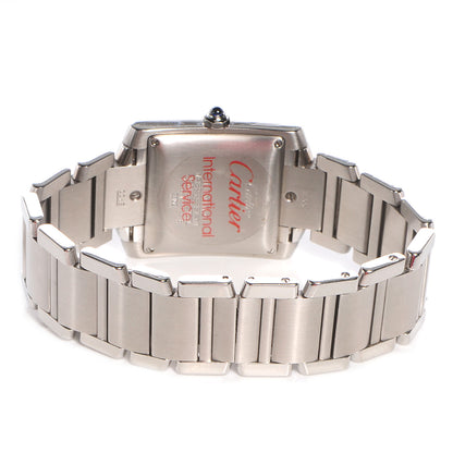 Cartier Stainless Steel 28mm Tank Francaise Automatic Watch 5 of 7