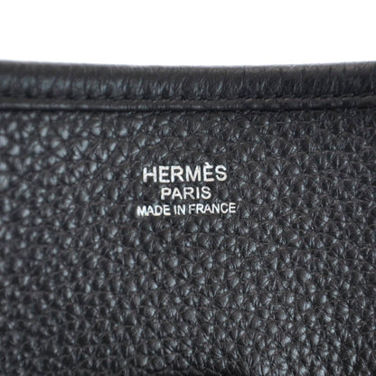 Hermes Taurillon Clemence Evelyne III GM Black 8 of 10