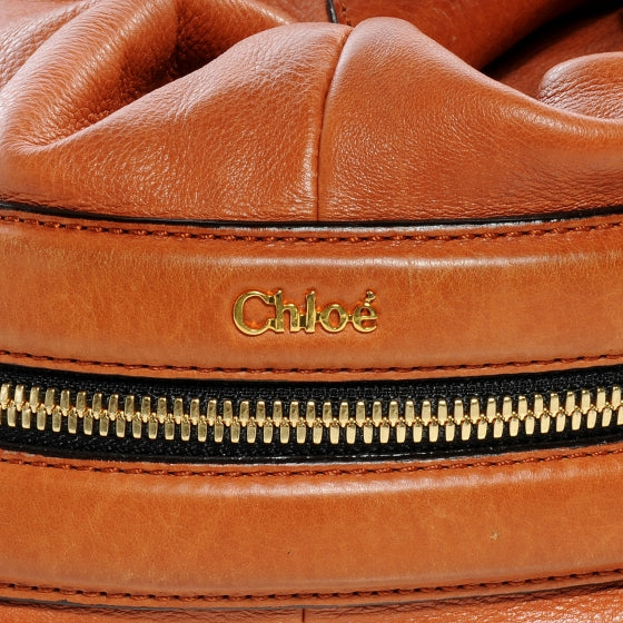 Leather Cary Zipped Shoulder Bag Whiskey