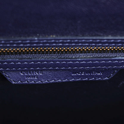 Celine Smooth Calfskin Micro Luggage Ink 7 of 8