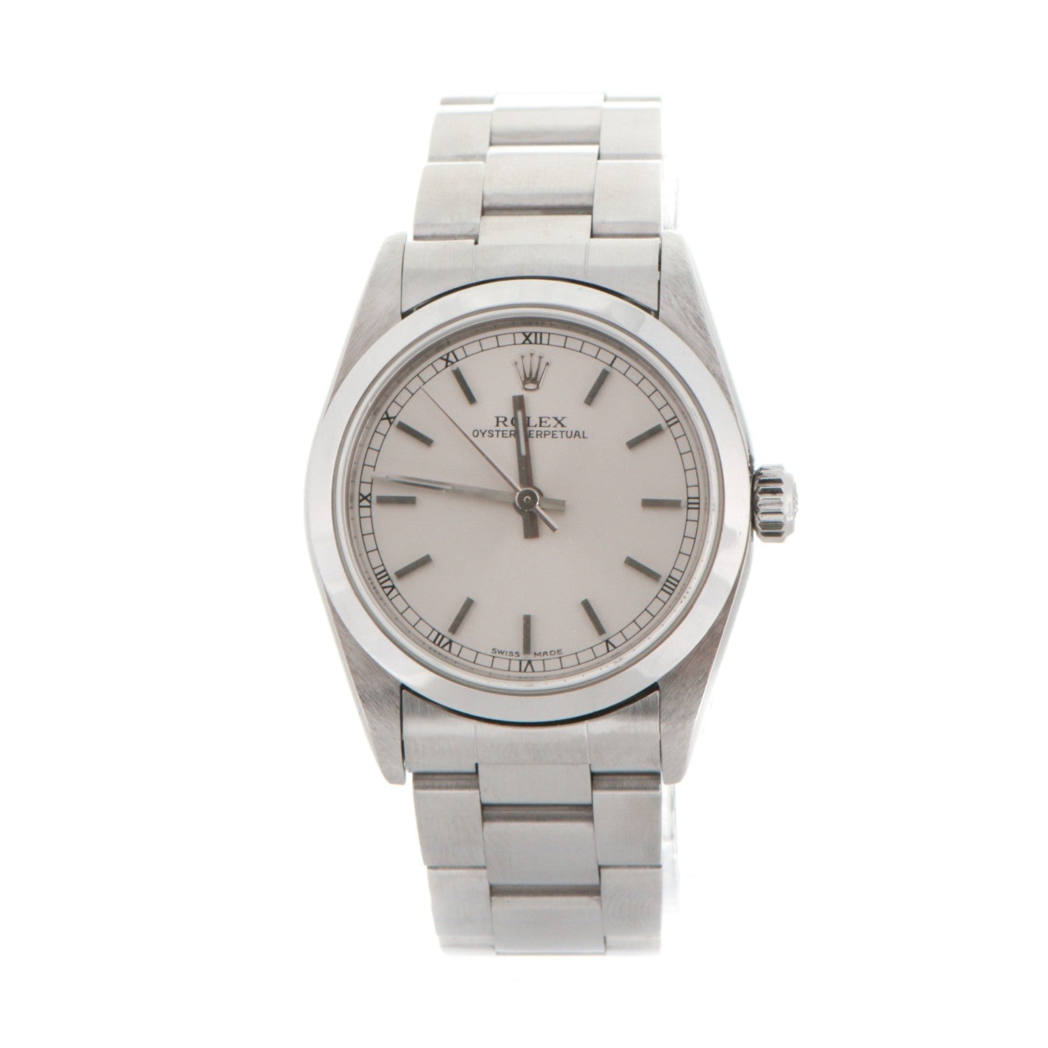 Rolex Stainless Steel 31mm Oyster Perpetual Watch Silver 77080 1 of 9