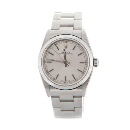 Rolex Stainless Steel 31mm Oyster Perpetual Watch Silver 77080 1 of 9